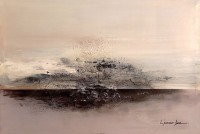 L'passo Benjamin, 20 x 30 Inch, Acrylic on Canvas, Abstract Paintings, AC-LPB-040